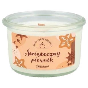 Świeczka sojowa Świąteczny Piernik 150ml - Kisiel - miniaturka - grafika 2