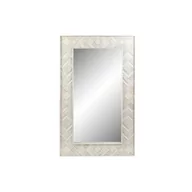 Lustra - Emaga Lustro ścienne DKD Home Decor Biały Drewno mango Romby (154 x 4 x 92 cm) - miniaturka - grafika 1