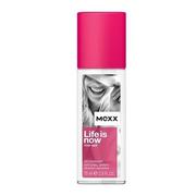 Dezodoranty i antyperspiranty dla kobiet - Mexx Life is Now for Her 75 ml dezodorant z atomizerem - miniaturka - grafika 1