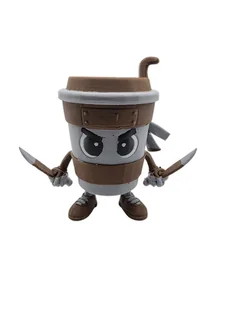 Figurka Cappuccino assassino Tik Tok Viral - Figurki dekoracyjne - miniaturka - grafika 1