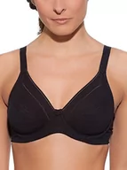 Biustonosze - Selene biustonosz z fiszbinami patrici, czarny, 105C - miniaturka - grafika 1