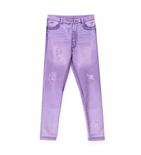 Legginsy dziewczęce z efektem denimu Original Marines - Spodnie i spodenki dla dziewczynek - miniaturka - grafika 1