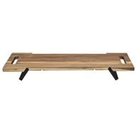 Deski do krojenia - Fernity Deska ekspozycyjna z akacji z metalową podstawą - miniaturka - grafika 1