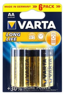 Varta Bateria LR6 AA Long Life Alkaline (6 szt.) - Baterie i akcesoria - miniaturka - grafika 5