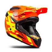 Kaski motocyklowe - Kask MX Leatt Gpx 5.5 Młodzieżowy Pomarańczowy/ŻółtyL - miniaturka - grafika 1