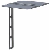 Uchwyty do monitorów - Półka ścienna na dekoder DVB-T2, Odtwarzacz Blue-ray/DVD max 3kg D-52 ART - dualny montaż - miniaturka - grafika 1