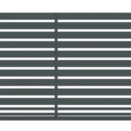 Ogrodzenia - Polbram Brama przesuwna bez przeciwwagi Tinos 4x1,56 m prawa antracytowa automat - miniaturka - grafika 1
