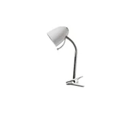 Lampy stojące - Aigostar - Lampa stołowa z klipsem 1xE27/11W/230V biały/chrom - miniaturka - grafika 1