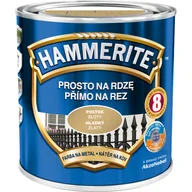 Farby olejne i specjalne - Hammerite Farba Prosto Na Rdzę Złoty Połysk 2,5 l - miniaturka - grafika 1