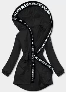 DAMSKA PARKA OVERSIZE CZARNA (B8080-1) - S'WEST - Kurtki damskie - miniaturka - grafika 1