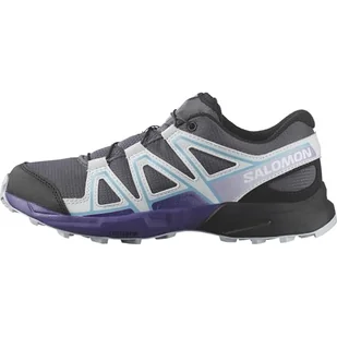 SALOMON Speedcross Unisex buty wielofunkcyjne, precyzyjne dopasowanie, wieszanie, praktyczne i wygodne, Fioletowy, 30 EU - Buty dla chłopców - miniaturka - grafika 1