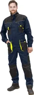 Odzież robocza - KOMBINEZON OCHRONNY LHOLLMAN LH-FMN-O; GRANATOWO-CZARNO-ŻÓŁTY (50) - miniaturka - grafika 1