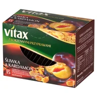 Herbata - HERBATA VITAX ŚLIWKA&KARDAMON 15 torebek x 2g w kopertkach DUPLIKAT - miniaturka - grafika 1