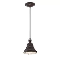 Lampy sufitowe - Quoizel Lampa wisząca Eastvale QZ/EASTVALE/P/S QZ/EASTVALE/P/S - miniaturka - grafika 1