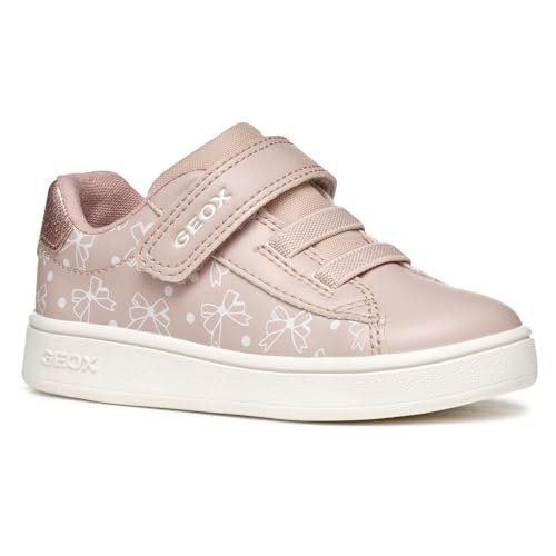 Geox B Eclyper Girl A Sneakersy Dziewczęce, Kolor różowy, 27 EU