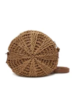 Torebki damskie - Pieces Torebka Pclona Round 17155913 Brązowy - miniaturka - grafika 1