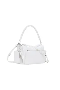 Desigual, BAG_HALF HABANA ECRU Women's, biała - Torebki damskie - miniaturka - grafika 1