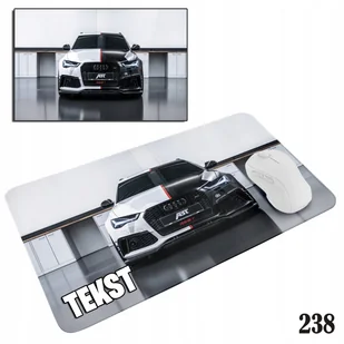 PODKŁADKA POD MYSZKĘ MYSZ WZORY DO WYBORU - AUDI SUPER AUTA 29x36cm - Podkładki pod mysz - miniaturka - grafika 1