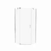 Kabiny prysznicowe - Wellneo Kabina prysznicowa uchylna 100x80x200 Swing - miniaturka - grafika 1