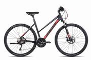 Rowery - Unibike ZETHOS LDS 2022 CZARNO-CZERWONY 8754 - miniaturka - grafika 1