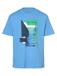 Tom Tailor Denim - T-shirt męski, niebieski - Koszulki męskie - miniaturka - grafika 1