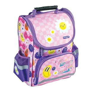 Keyroad Premium plecak dziecięcy, plecak szkolny, tornister, dla chłopców i dziewczynek, 38 x 28 x 18 cm, ergonomiczny tornister do szkoły podstawowej, tornister z pasem piersiowym/tematem: fioletowy - Plecaki szkolne i tornistry - miniaturka - grafika 1
