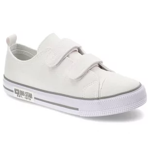 Białe Trampki Big Star Dziecięce Wygodne Półbuty - Moda i Uroda OUTLET - miniaturka - grafika 1