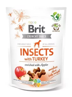Brit BRIT CARE Dog Crunchy Cracker Insects rich in Turkey 200g 50562-uniw - Przysmaki dla psów - miniaturka - grafika 1