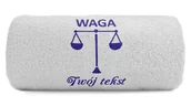 Ręczniki - pat15.net Znak zodiaku Waga - Mały Ręcznik z haftem 100x50 772 - miniaturka - grafika 1
