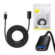 Kable komputerowe i do monitorów - Przedłuzacz Baseus USB 3.0 męski do żeński, AirJoy series, 3m (czarny) - miniaturka - grafika 1