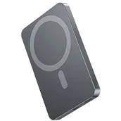 Powerbanki - Powerbank indukcyjny AWEI MagSafe P112K 5000mAh 15W Szary | Bezpłatny transport - miniaturka - grafika 1