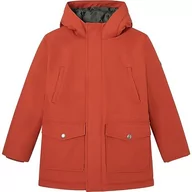 Kurtki i płaszcze dla chłopców - Hackett London Kurtka chłopięca Tech Parka, Czerwony (terakota), 5 Lat - miniaturka - grafika 1