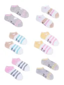 Skarpetki dla dzieci - Skarpety stopki dziewczęce 6PAK 17-19 - miniaturka - grafika 1