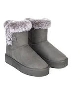 Botki damskie - ISLAND BOOT Botki zimowe "Mooseland" w kolorze szarym - miniaturka - grafika 1