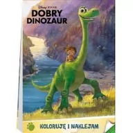 Powieści i opowiadania - praca zbiorowa Dobry Dinozaur. Koloruję i naklejam - miniaturka - grafika 1