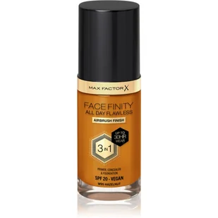 Max Factor, Facefinity All Day Flawless, Trwały Podkład Spf 20 Odcień W95 Hazelnut, 30ml - Podkłady do twarzy - miniaturka - grafika 1