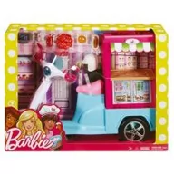 Lalki dla dziewczynek - Barbie Lalka Mobilny bufecik FHR08 - miniaturka - grafika 1