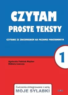 Moje sylabki. Czytam proste teksty. Czytanie ze zrozumieniem na poziomie podstawowym. Część 1 - Pomoce naukowe - miniaturka - grafika 1