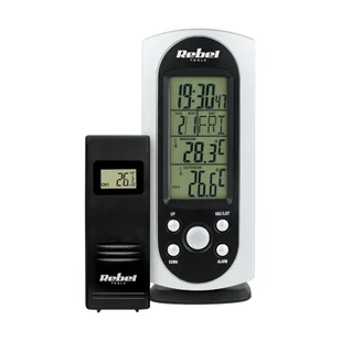 Bezprzewodowa stacja pogodowa z czujnikiem zewnętrznym - Stacje pogodowe - miniaturka - grafika 2