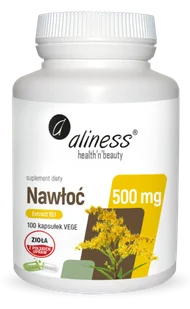 Aliness Nawłoć 500mg ekstrakt 10:1 -100 kapsułek VEGE B2FA-479D6 - Suplementy naturalne - miniaturka - grafika 1