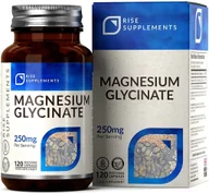 Witaminy i minerały - Rise Supplements, Glicynian Magnezu po 250mg, 120 kaps. - miniaturka - grafika 1
