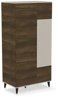 Szafy - Szafa dwudrzwiowa RANDOM 2 S-1 90cm orzech/kaszmirowa HALMAR - miniaturka - grafika 1
