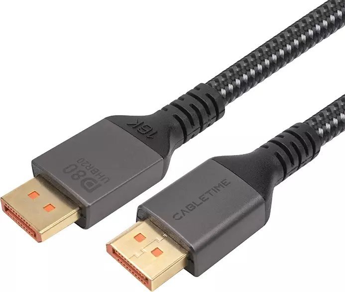 Kabel Cabletime Premium kabel DisPlay Port - DisPlay Port, 16K, 2m, 2.1 ver. CA914241