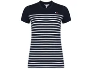 Bluzki damskie - Tommy Hilfiger - DAMSKI T-SHIRT KOSZULKA TH10065-004-M - miniaturka - grafika 1