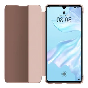 Huawei Smart View Flip Cover pokrowiec etui z klapką typu Smart Huawei P30 różowy (51992862) - Etui i futerały do telefonów - miniaturka - grafika 4