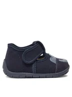 Buty dla chłopców - Froddo Kapcie Classic Slippers G1700396 M Niebieski - miniaturka - grafika 1