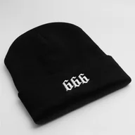 Czapki damskie - Czapka Zimowa Holy Blvk 666 wht Beanie - miniaturka - grafika 1