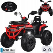 Pojazdy elektryczne dla dzieci - Duży quad na akumulator dla dziecka 4x4 gaz w manetce amortyzator PA0315 - miniaturka - grafika 1