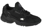 Moda i Uroda OUTLET - adidas Damskie buty typu sneaker Falcon, czarny - Core Black Core Black Grey - 36 EU - miniaturka - grafika 1