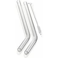 Naczynia i sztućce jednorazowe - Gefu Zestaw 4 słomek szklanych 23cm FUTURE G-12704 - miniaturka - grafika 1